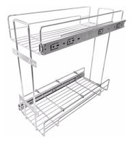 Porta Temperos Latas Óleo Deslizante Duplo 20cm Jomer 8667