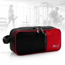 Porta Tênis Organizador RVix Academia Fitness Viagem Preto Cor:Vermelho Porta Tênis Organizador RVix Academia Fitness Viagem Preto Cor:Vermelho