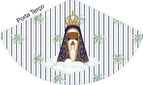 Porta Terço Nossa Senhora Aparecida Listrado - Sintético Doll
