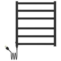 Porta Toalha Aquecido Prime 65W Bivolt Preto Fosco Thermo