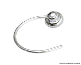 Porta Toalha Argola Abs/Aluminio Design Cromado