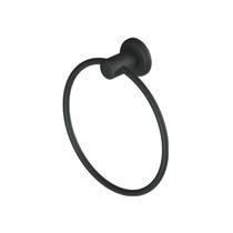 Porta Toalha Argola Banheiro Durável e Resistente Preto Civitt Porta Toalha Argola Banheiro Durável e Resistente Preto Civitt