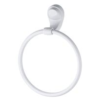 Porta Toalha Argola Branco ABS Attic Lorenzetti