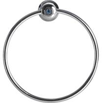 Porta Toalha Argola De Banho Rosto Suporte Fixar Parede Banheiro Em Aço Acabamento Em ABS Iguatemi