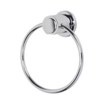 Porta Toalha Argola Metal Cromado Para Banheiro Luxo
