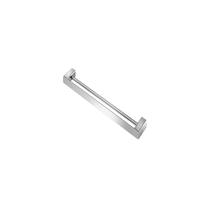 Porta Toalha Banheiro Barra Dupla Docol Flat 60cm Cromado - 01013706 Porta Toalha Banheiro Barra Dupla Docol Flat 60cm Cromado - 01013706