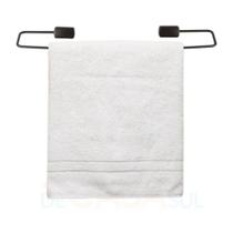 Porta Toalha Banho 46cm Ita Preto Fosco Jackwal Porta Toalha Banho 46cm Ita Preto Fosco Jackwal