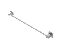 Porta Toalha Banho Rainha Semi Luxo Square Inox Cromado