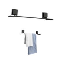 Porta Toalha Banho Suporte Fixação Dupla Face 3m Aço Sem Furos Até 1,4Kg Porta Toalha Banho Suporte Fixação Dupla Face 3m Aço Sem Furos Até 1,4Kg