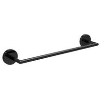 Porta Toalha Barra 30 cm Disco Black Noir - Deca Porta Toalha Barra 30 cm Disco Black Noir - Deca