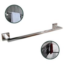 Porta Toalha Barra 30cm Inox Polido Italy Line Eterna