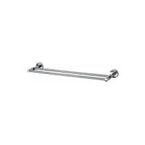 Porta Toalha Barra Slim Banho Duplo Cromado - Perflex