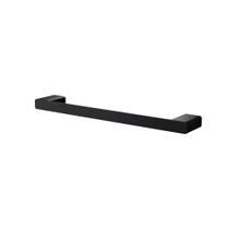 Porta Toalha Bastao 300mm Docol Flat Preto Fosco Onix Docol Porta Toalha Bastao 300mm Docol Flat Preto Fosco Onix Docol
