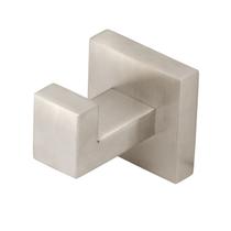 Porta Toalha Cabide Banheiro Quadrado Inox Escovado Metal