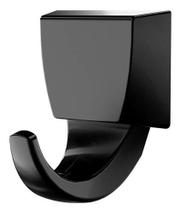 Porta Toalha Cabide Preto ABS Attic Lorenzetti