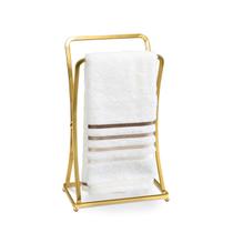 Porta Toalha de Bancada Dourado Fosco para Banheiro Lavabo - 3222 Arthi