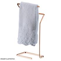 Porta Toalha de Bancada Rosé Gold Future 29 cm Porta Toalha de Bancada Rosé Gold Future 29 cm