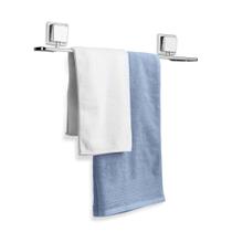 Porta Toalha de Banho 50cm Adesivo Dupla Face 3M Cromado - 1326 Arthi