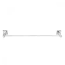 Porta Toalha de Banho 51cm Inox Polido Square Ducon Metais Cinza/Cromado Porta Toalha de Banho 51cm Inox Polido Square Ducon Metais Cinza/Cromado