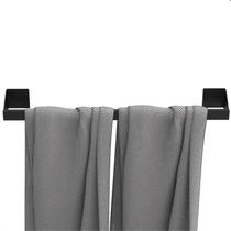 Porta Toalha de Banho Adesivo 3m Banheiro Parede Preto DF Porta Toalha de Banho Adesivo 3m Banheiro Parede Preto DF