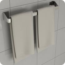 Porta Toalha de Banho Adesivo 3m Inox Banheiro De Parede DF Porta Toalha de Banho Adesivo 3m Inox Banheiro De Parede DF