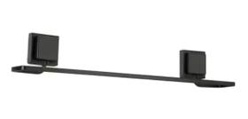 Porta Toalha De Banho Banheiro Preto 3M Com Adesivo Super Resistente Black