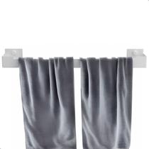 Porta Toalha De Banho Branco De Parede Dupla Fixação SF.ELG Porta Toalha De Banho Branco De Parede Dupla Fixação SF.ELG
