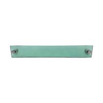 Porta Toalha de Banho em Vidro Verde 60 cm