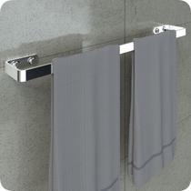 Porta Toalha De Banho Para Banheiro Cromado Plus