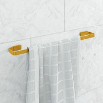 Porta Toalha de Banho Stander Dourado