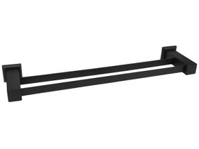 Porta-Toalha de Parede 51cm Preto Fosco - BL6090 Black Ducon Metais