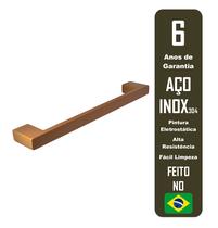 Porta Toalha De Parede Guriri 70cm Cobre/Rose Inox Porta Toalha De Parede Guriri 70cm Cobre/Rose Inox