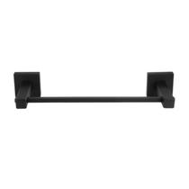 Porta Toalha de Rosto 24cm Inox Square SQ12540 Ducon Metais Preto/Fosco Porta Toalha de Rosto 24cm Inox Square SQ12540 Ducon Metais Preto/Fosco