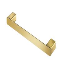 Porta Toalha de Rosto 30cm Docol Flat Ouro Polido 01013643 Porta Toalha de Rosto 30cm Docol Flat Ouro Polido 01013643