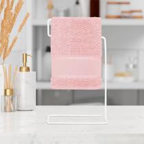 PORTA TOALHA DE ROSTO BANCADA LUXO BRANCO Funcionalidade e Estilo em Um Único Produto