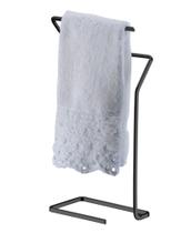 Porta Toalha De Rosto De Bancada Banheiro Preto Onix - 1891ox Future Porta Toalha De Rosto De Bancada Banheiro Preto Onix - 1891ox Future