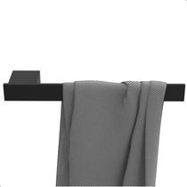 Porta Toalha De Rosto Dupla Fixação Parede Preto U.Master Porta Toalha De Rosto Dupla Fixação Parede Preto U.Master