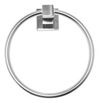 Porta Toalha De Rosto E Mãos Argola Para Banheiro Quadrado