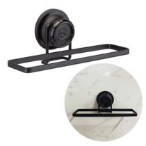 Porta Toalha De Rosto Fixação Ventosa Preto Parede - Arthi 2603 Porta Toalha De Rosto Fixação Ventosa Preto Parede - Arthi 2603