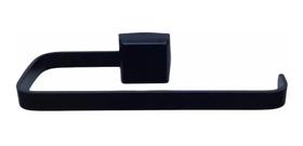 Porta Toalha de Rosto Preto Luxo