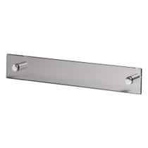 Porta Toalha de Vidro Luxo 60cm Fume