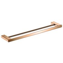 Porta Toalha Duplo Barra 60CM LX 7122RG Rose Gold Lexxa Bagno Porta Toalha Duplo Barra 60CM LX 7122RG Rose Gold Lexxa Bagno