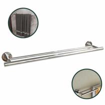 Porta Toalha Duplo de Parede Italy Line Oceano 60cm Inox 304 Porta Toalha Duplo de Parede Italy Line Oceano 60cm Inox 304