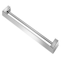 Porta Toalha Duplo Docol Flat Cromado Polido 01013706