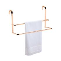 Porta Toalha Duplo Toalheiro de Box Rosé Gold - 1612rg Future