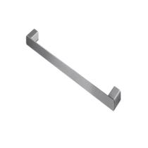 Porta Toalha Flat Bastão Grafite Escovado - Docol