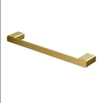 Porta Toalha Flat Bastão Ouro Escovado - Docol Porta Toalha Flat Bastão Ouro Escovado - Docol