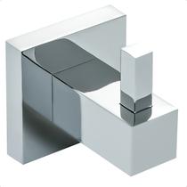 Porta Toalha Gancho Cabide Banheiro Quadrado Cromado