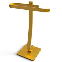 Porta Toalha Lavabo Bancada Toalheiro de Rosto Dourado UN Porta Toalha Lavabo Bancada Toalheiro de Rosto Dourado UN