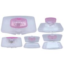 Porta Toalha Lenço Umedecido Portátil De Plástic